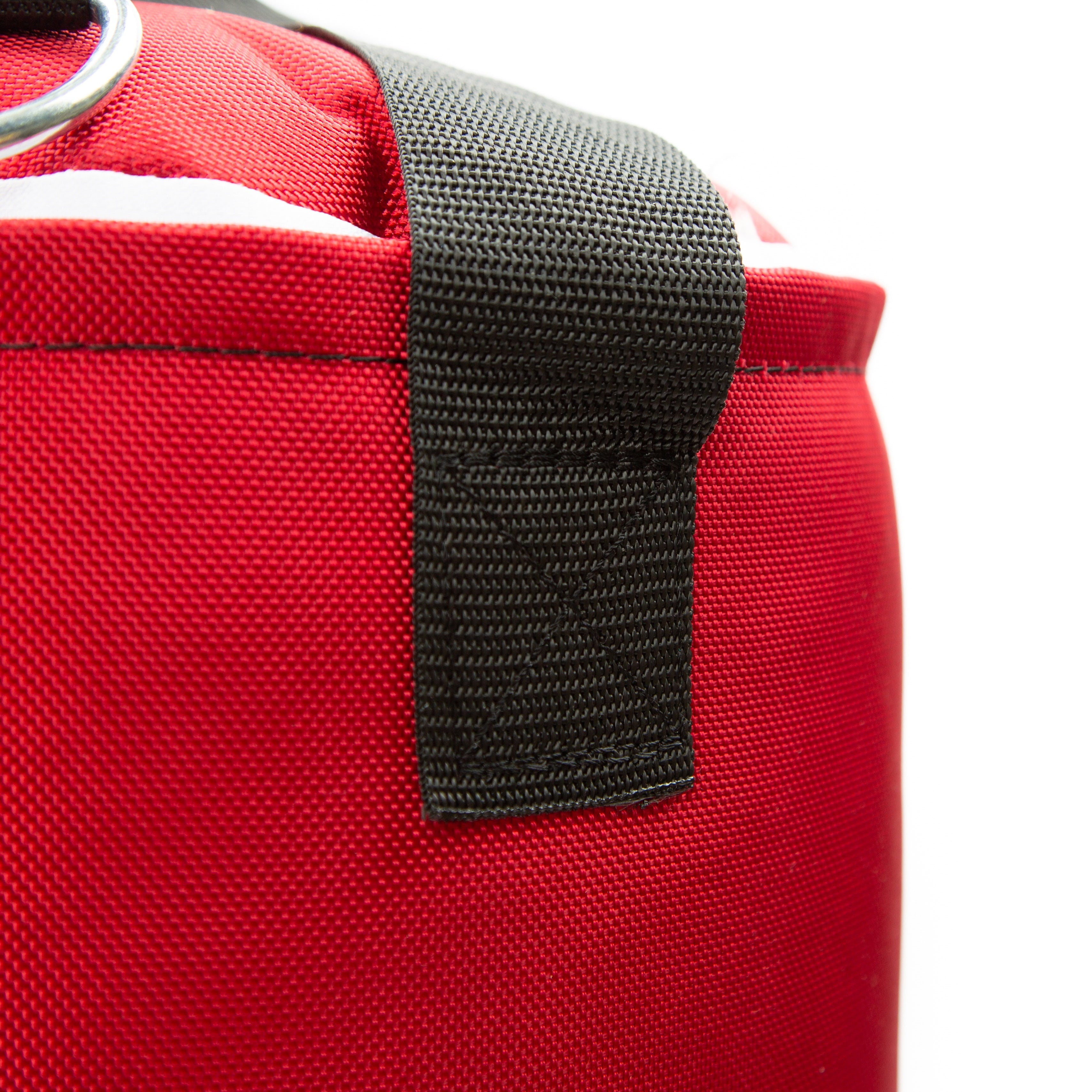 40 Lb Heavy Punching Bag Kit for Boxing & Home Gym Training – Includes Hanger, Red