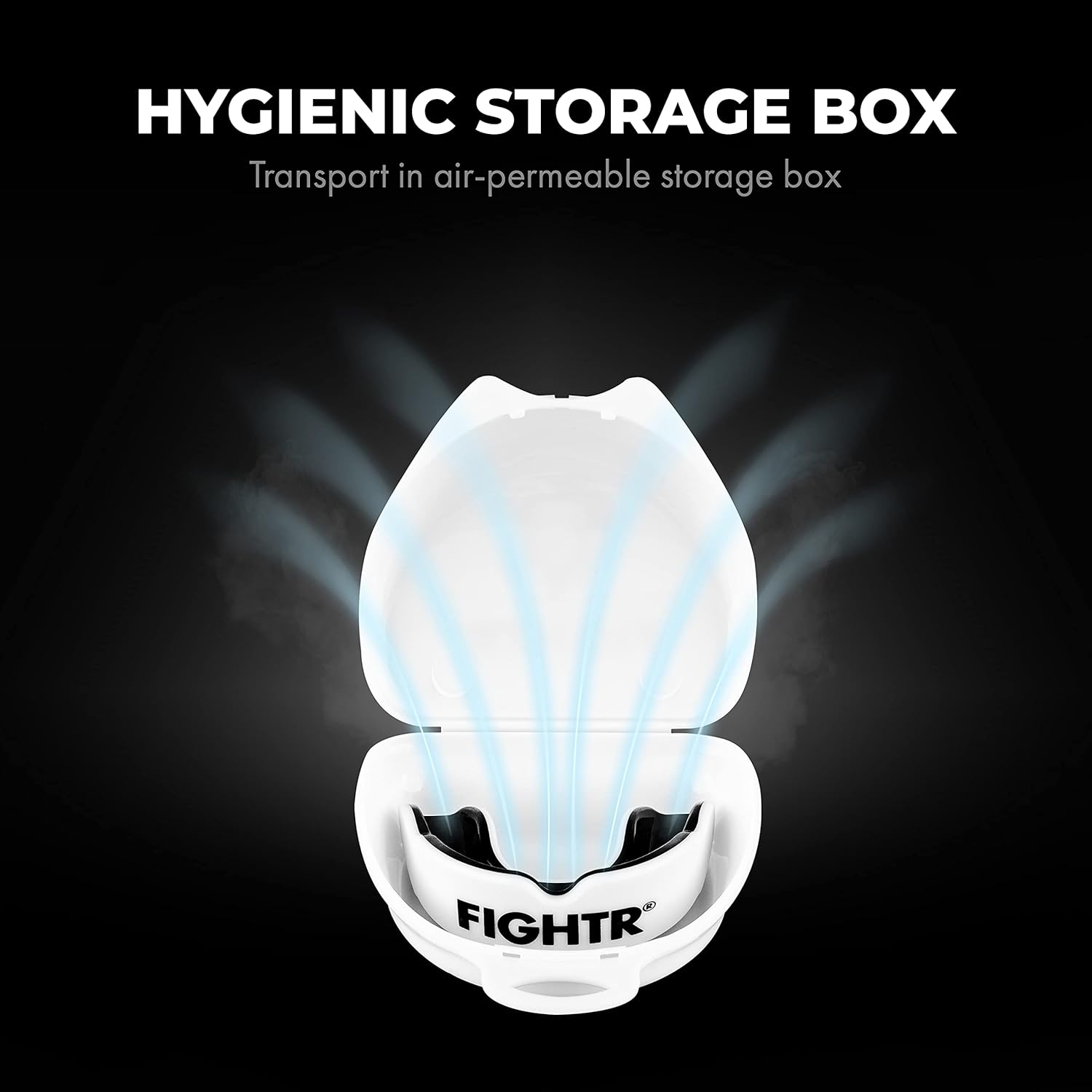 ® Premium Mouth Guard - for Excellent Breathing & Easy to Fit | Sports Mouth Guard for Boxing, MMA, Football, Lacrosse, Hockey and Other Sports | Incl. Hygienic Box