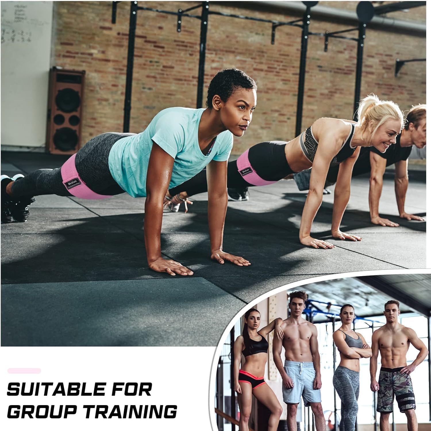 Light Resistance Fabric Loop Exercise Band – Anti-Slip, Durable & Portable – Ideal for Glutes, Legs, Thighs, Yoga, Pilates, Strength Training & Home Workouts