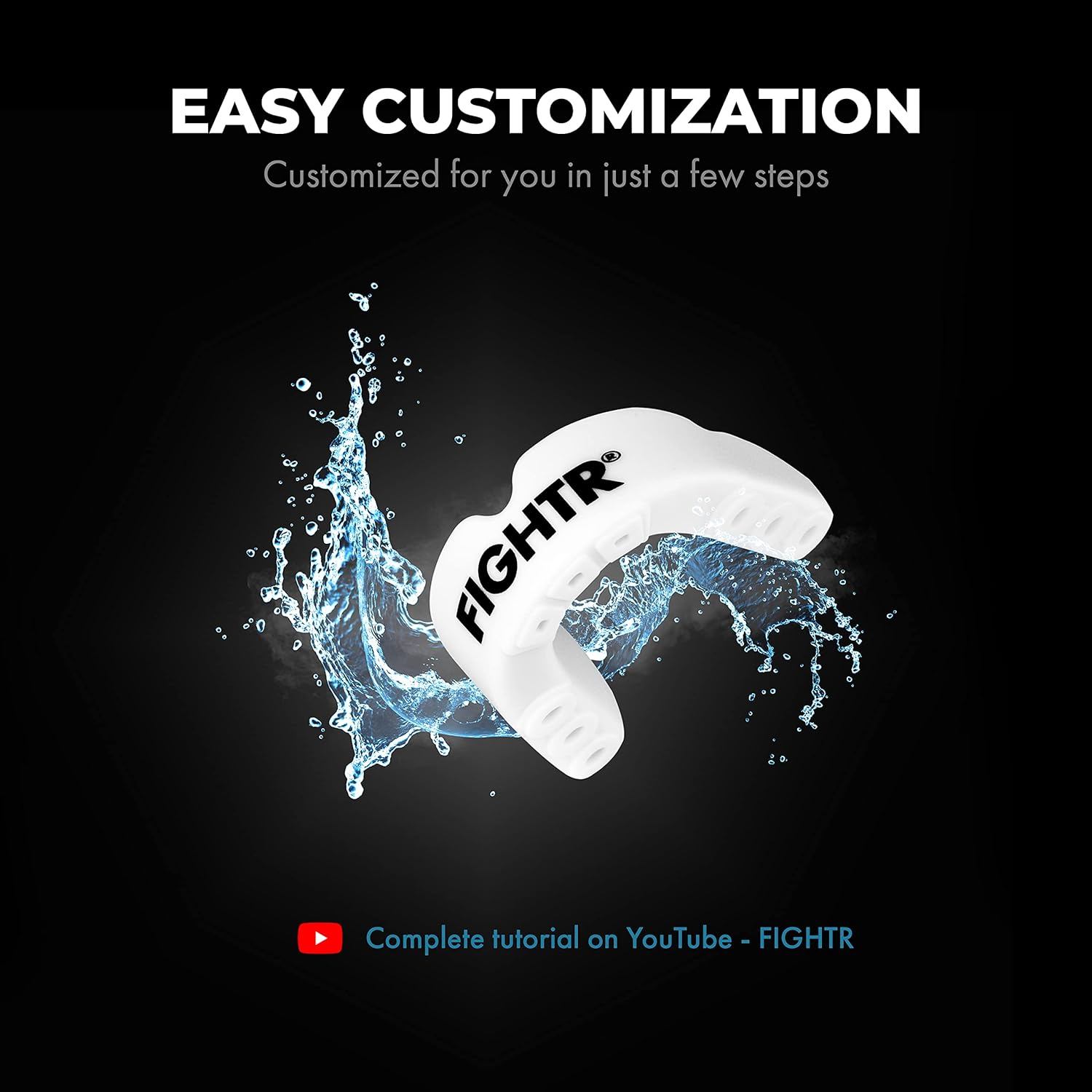 ® Premium Mouth Guard - for Excellent Breathing & Easy to Fit | Sports Mouth Guard for Boxing, MMA, Football, Lacrosse, Hockey and Other Sports | Incl. Hygienic Box