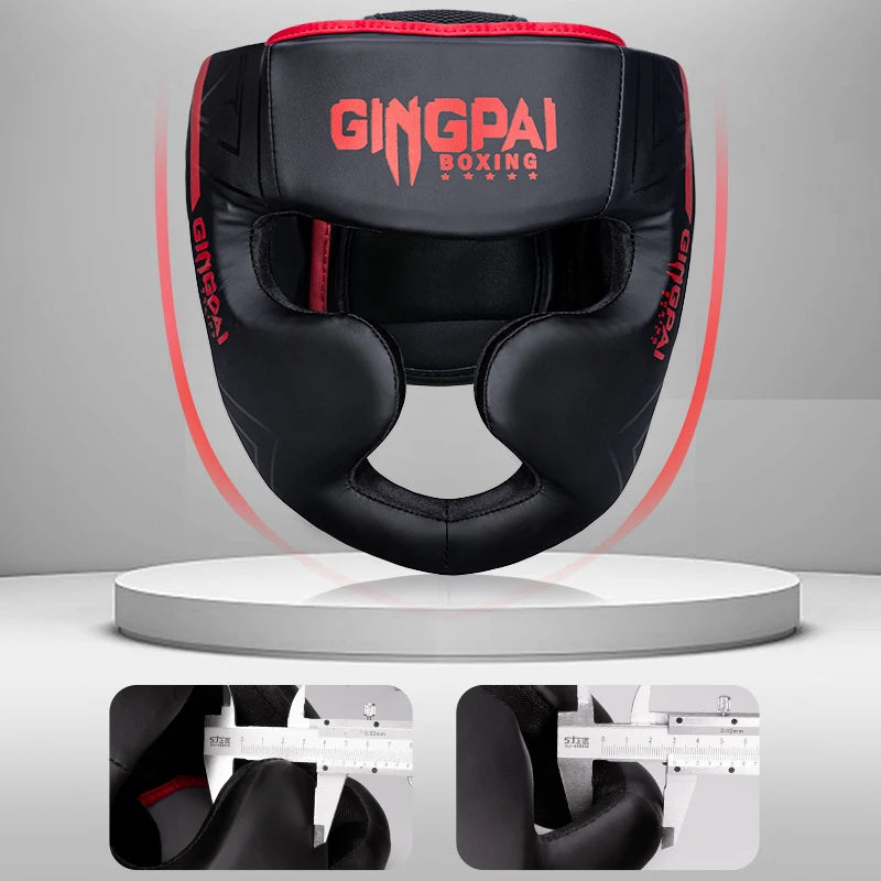 GINGPAI Boxing Head Protection Kickboxing, MMA & Sanda Training