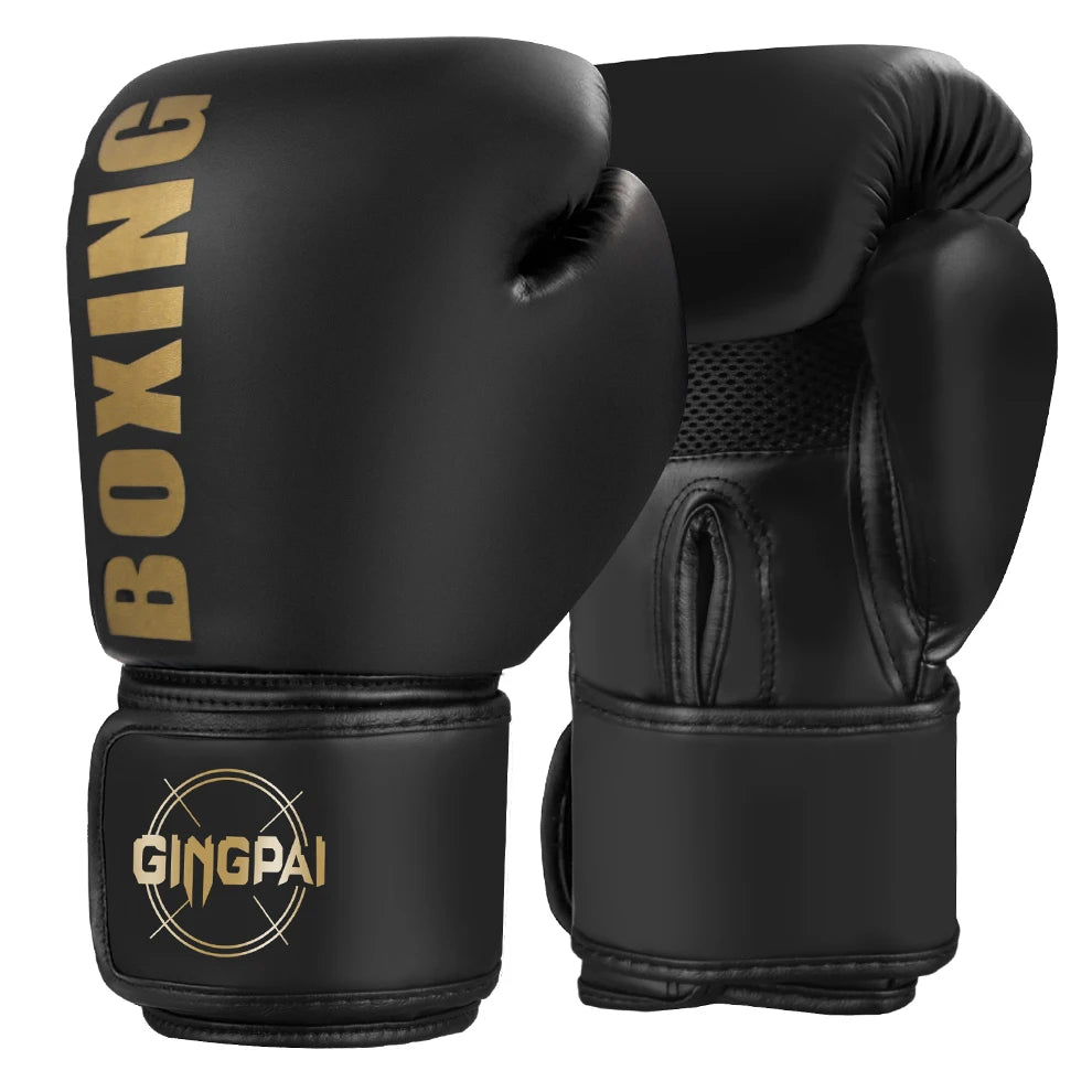 GINGPAI Pro Boxing Gloves – Professional Muay Thai & MMA Training
