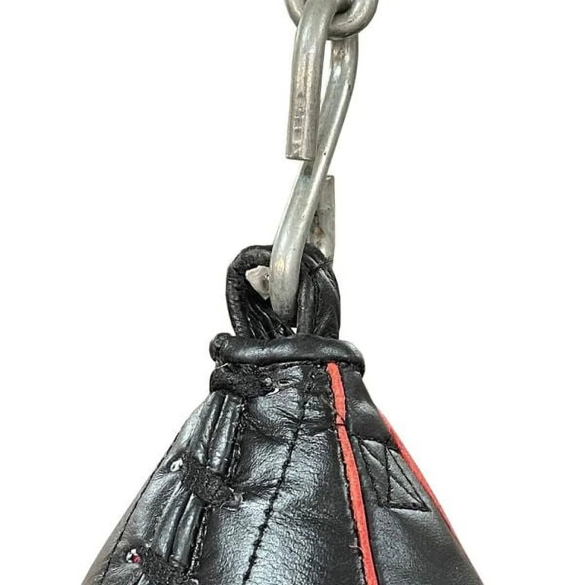 Maize Ball Slip Ball: All-Leather Speed Bag for Boxing, MMA, and Muay Thai Training with Reinforced Loop and Welted Seams