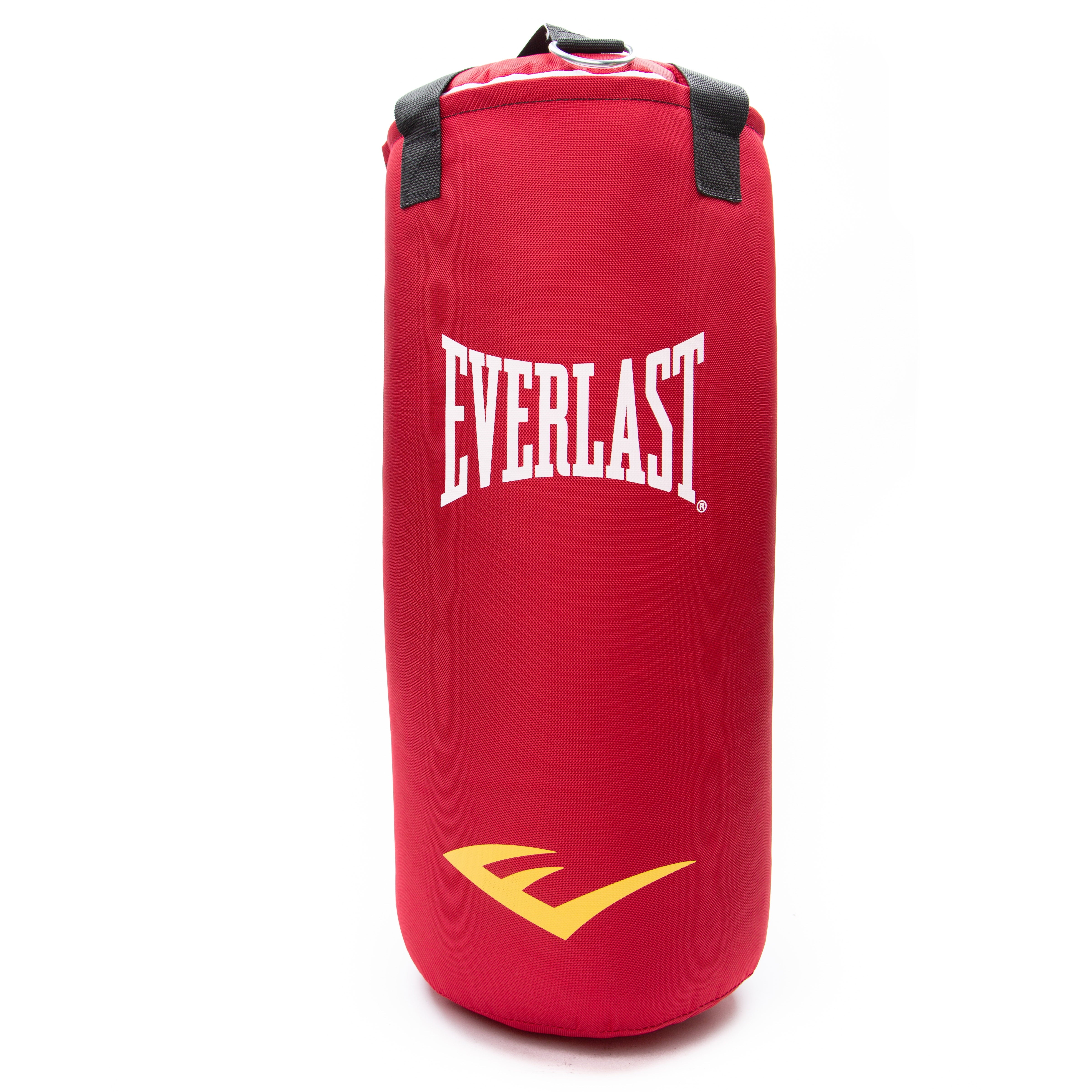 40 Lb Heavy Punching Bag Kit for Boxing & Home Gym Training – Includes Hanger, Red