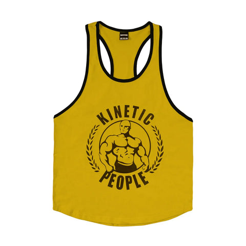 Cotton Gym Tank Top Sleeveless Bodybuilding Workout Shirt