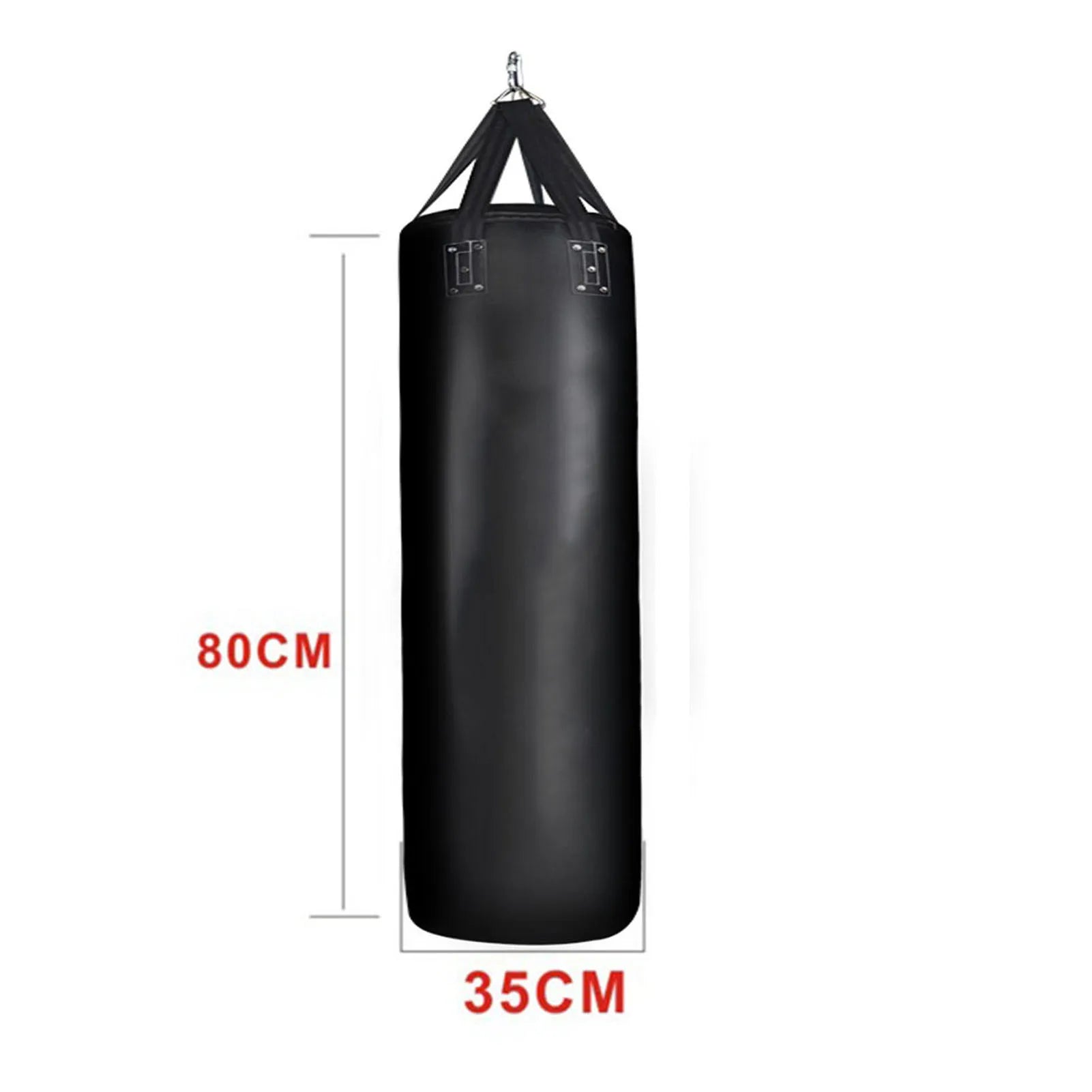 Fitness Heavy Punching Bag PU Leather Kickboxing Bag MMA Muay Thai Boxing Training Tumbler Hanging Sandbag For Fitness Equipment