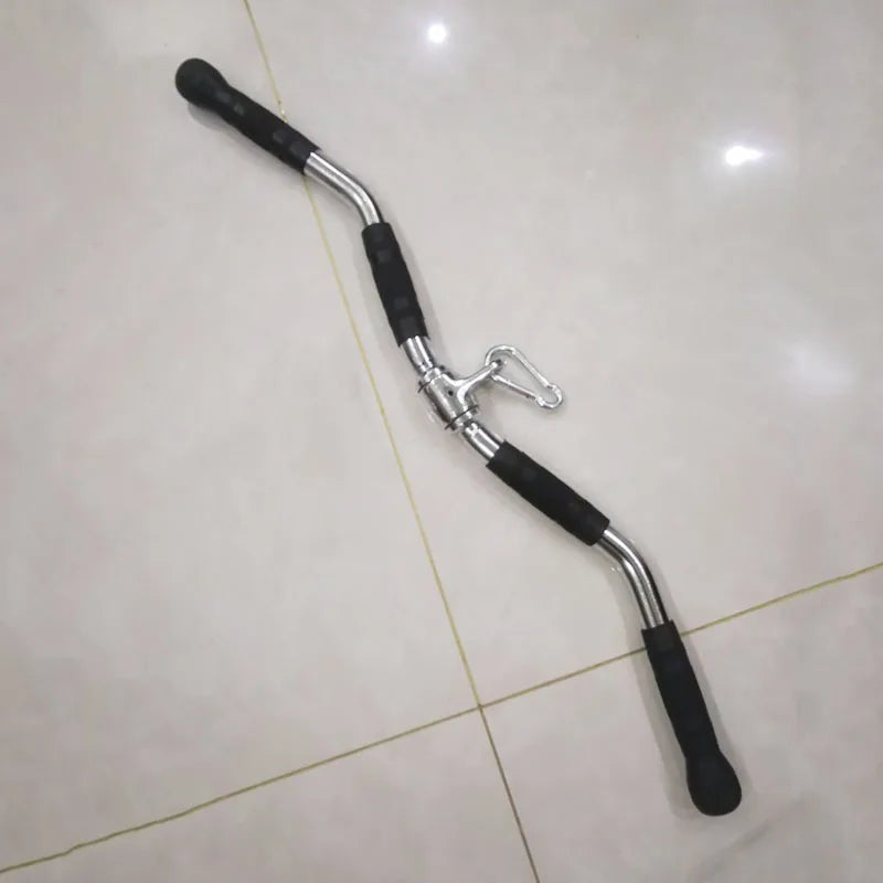 Heavy Duty Lat Pulldown Bar Solid T-Bar V-Bar for Rowing Workouts