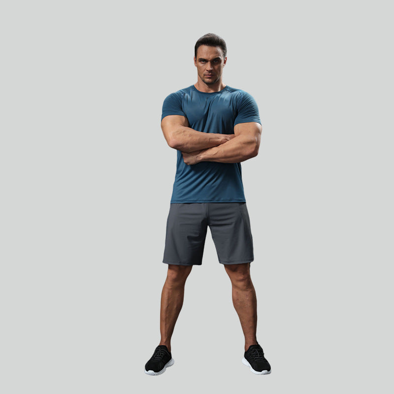 Quick-drying sports T-shirt for men, running and fitness training wear