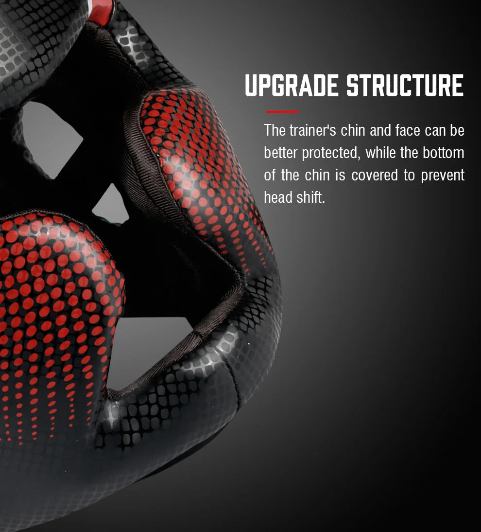 Gingpai Boxing Full-Face Safety Helmet for Muay Thai & MMA Training