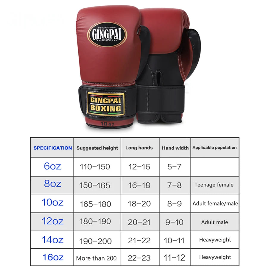 6/8/10/12/14/16oz Boxing Gloves for Women Men Kids Training Muay Thai,Sparring,Fighting Kickboxing,Heavy Punching Bag Gloves