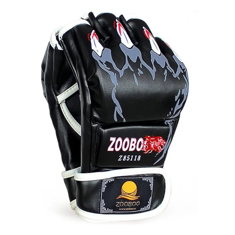 MMA Half-Finger Gloves for UFC, Boxing, Muay Thai & Training Sparring