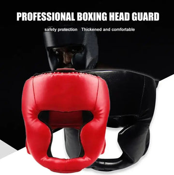 Boxing Headgear Protective PU Helmet for Adult Kids Muay Thai Martial Taekwondo W/mask for Wrestling Boxing Protective Equipment