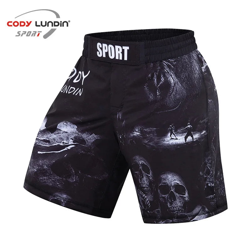 MMA Fight Shorts Boxing Sport Clothing Men Rashguard Muay Thai Mma shorts Fight Wear Bjj Jiu Jitsu Grappling Running Short Pants