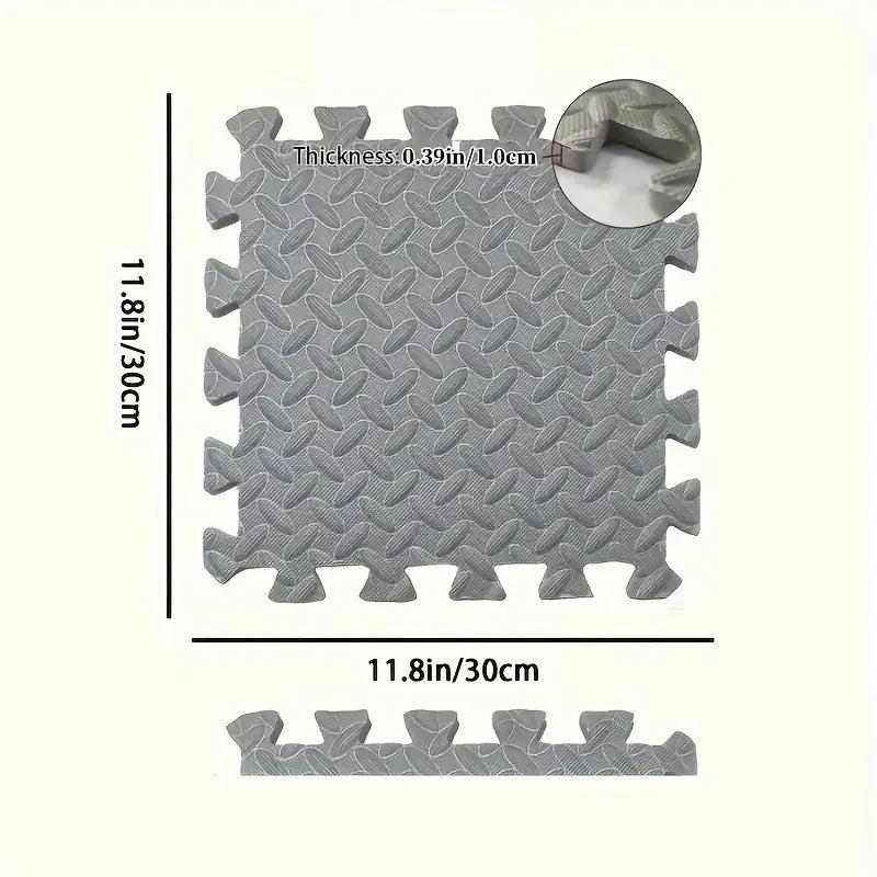 Non-Slip Foam Yoga Mat Tiles for Indoor Fitness Protection