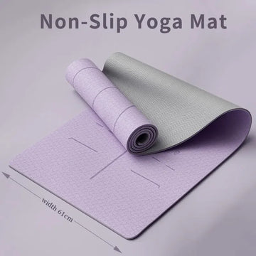 Professional Yoga Mat Non-Slip & Eco-Friendly with Strap