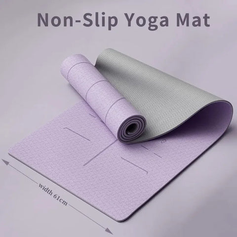 Professional Yoga Mat Non-Slip & Eco-Friendly with Strap