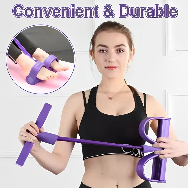 Resistance Pedal Band Elastic Rope for Strength & Flexibility