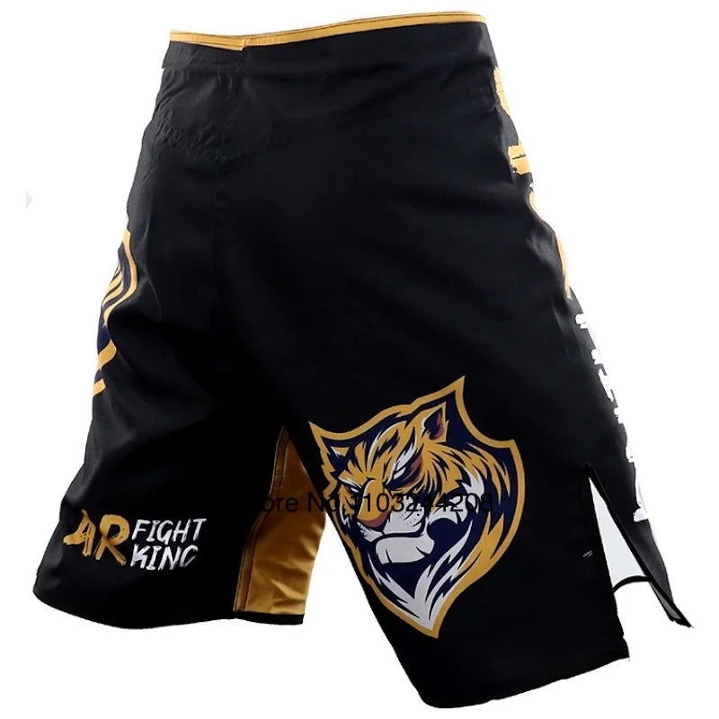 Tiger MMA Shorts BJJ Crossfit Wrestling Grappling Shorts Jiujitsu Martial Arts Combat Clothing Men Women Kickboxing Boxing Pants