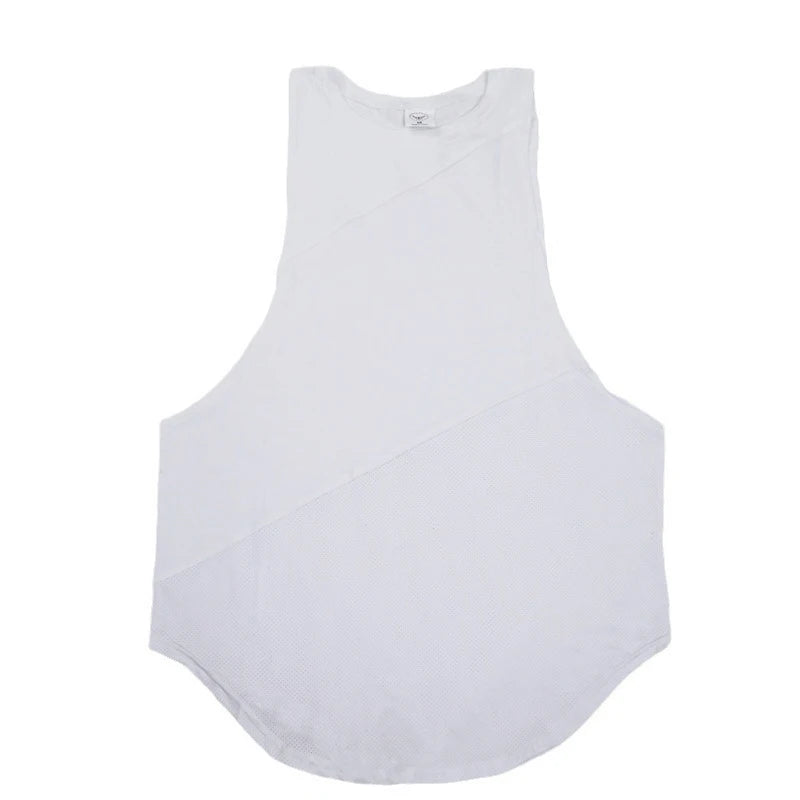 Summer Sleeveless Gym Tank Men’s Fitness Stringer Shirt