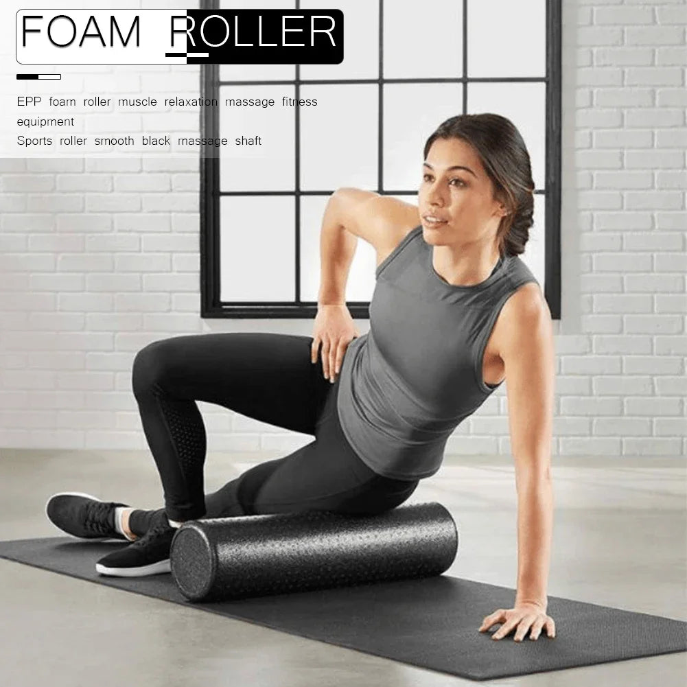 Yoga Massage Foam Roller Deep Tissue Muscle & Physical Therapy