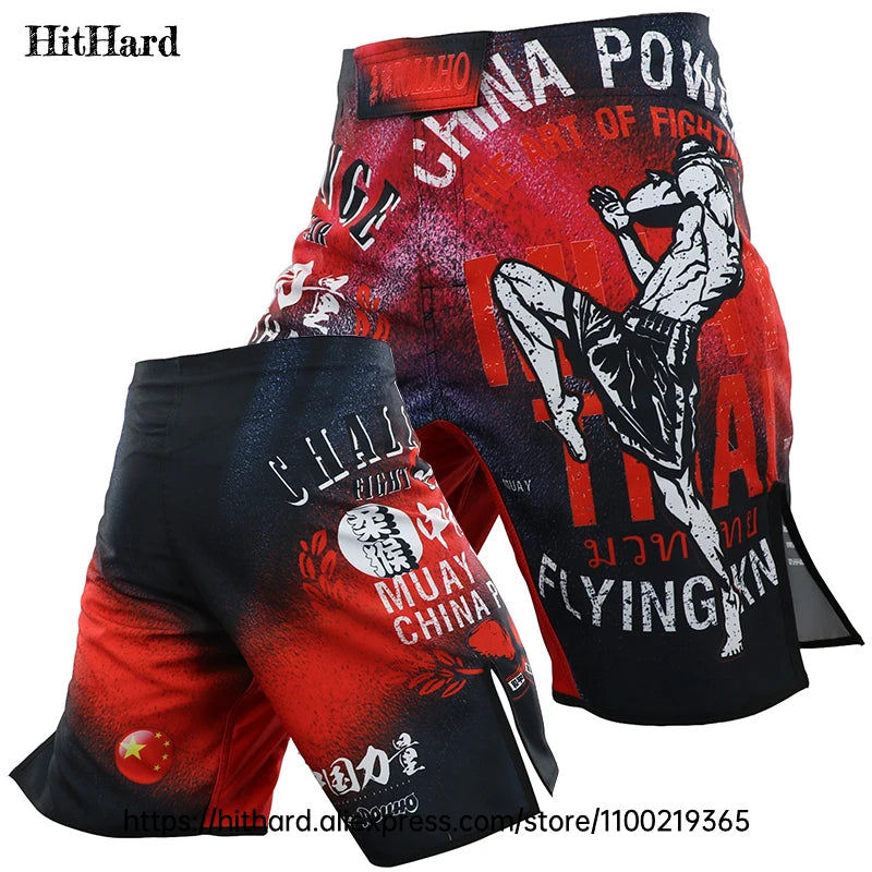 Tiger MMA Shorts BJJ Crossfit Wrestling Grappling Shorts Jiujitsu Martial Arts Combat Clothing Men Women Kickboxing Boxing Pants