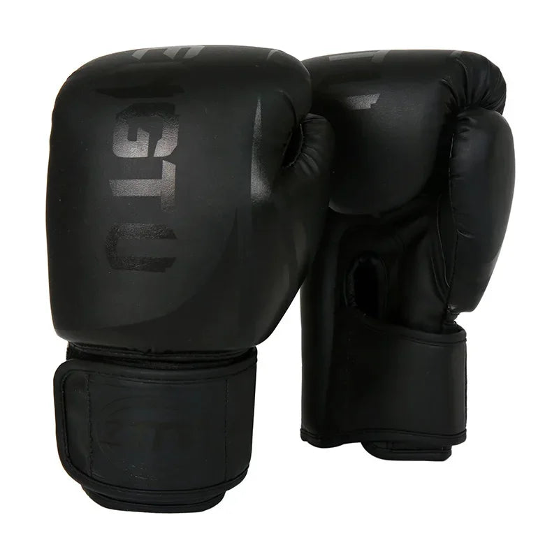 PU Breathable Boxing Gloves Professional Sanda, Muay Thai & Fighting Gloves