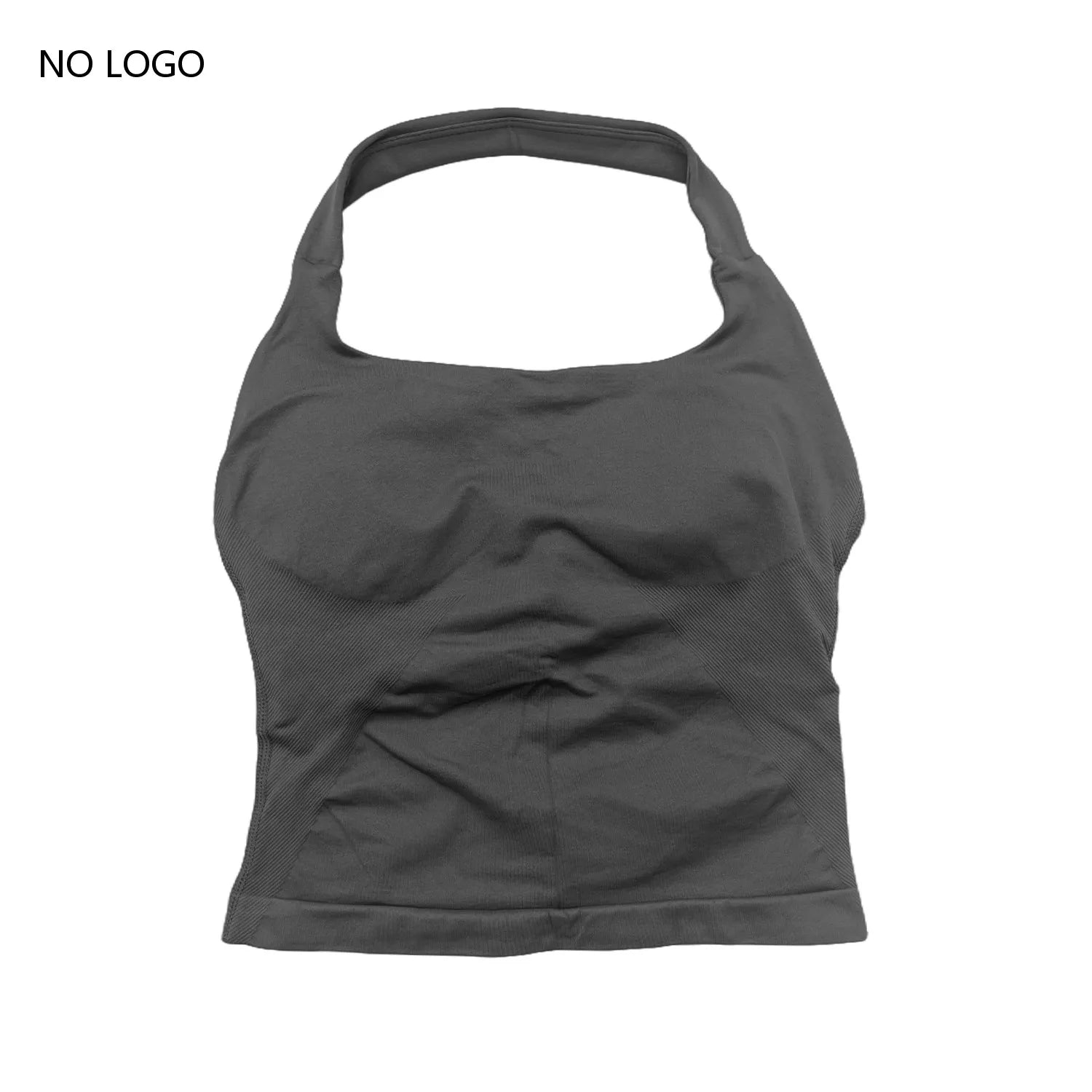 Impact Push-Up Yoga Sports Bra – Backless Tank Top for Gym & Activewear