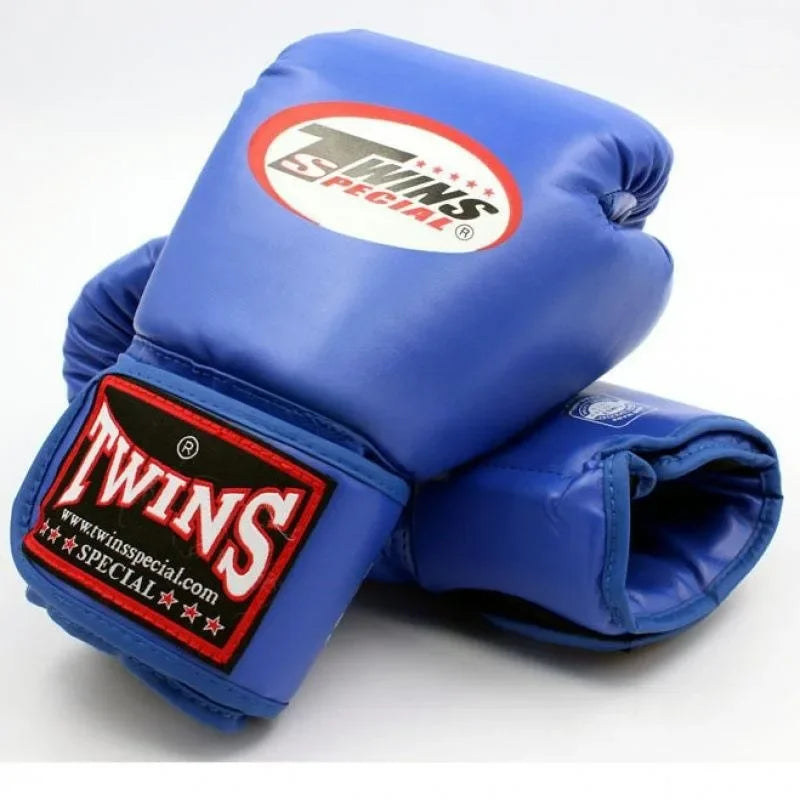 Twins PU Leather Boxing Gloves Professional MMA & Muay Thai Sparring Gloves