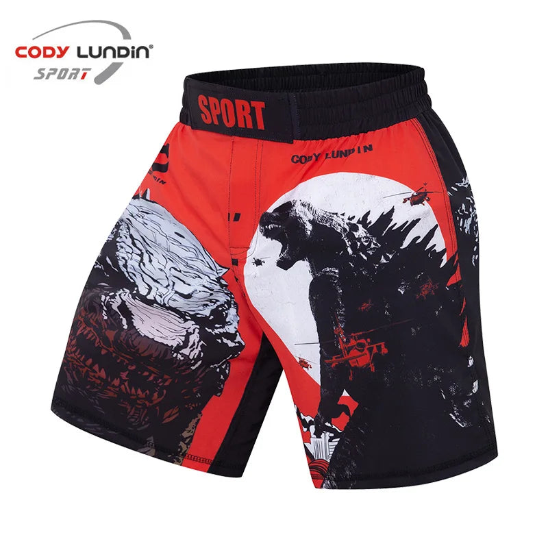 MMA Fight Shorts Boxing Sport Clothing Men Rashguard Muay Thai Mma shorts Fight Wear Bjj Jiu Jitsu Grappling Running Short Pants