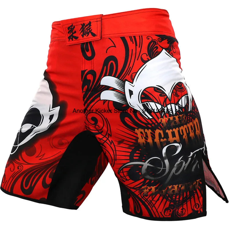 Tiger MMA Shorts BJJ Crossfit Wrestling Grappling Shorts Jiujitsu Martial Arts Combat Clothing Men Women Kickboxing Boxing Pants