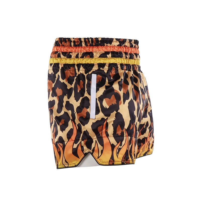 Muay Thai Shorts 2025 New Thai Boxing Shorts Women Men Child Patchwork Kickboxing Training Pants Gym MMA Martial Arts Fight Gear