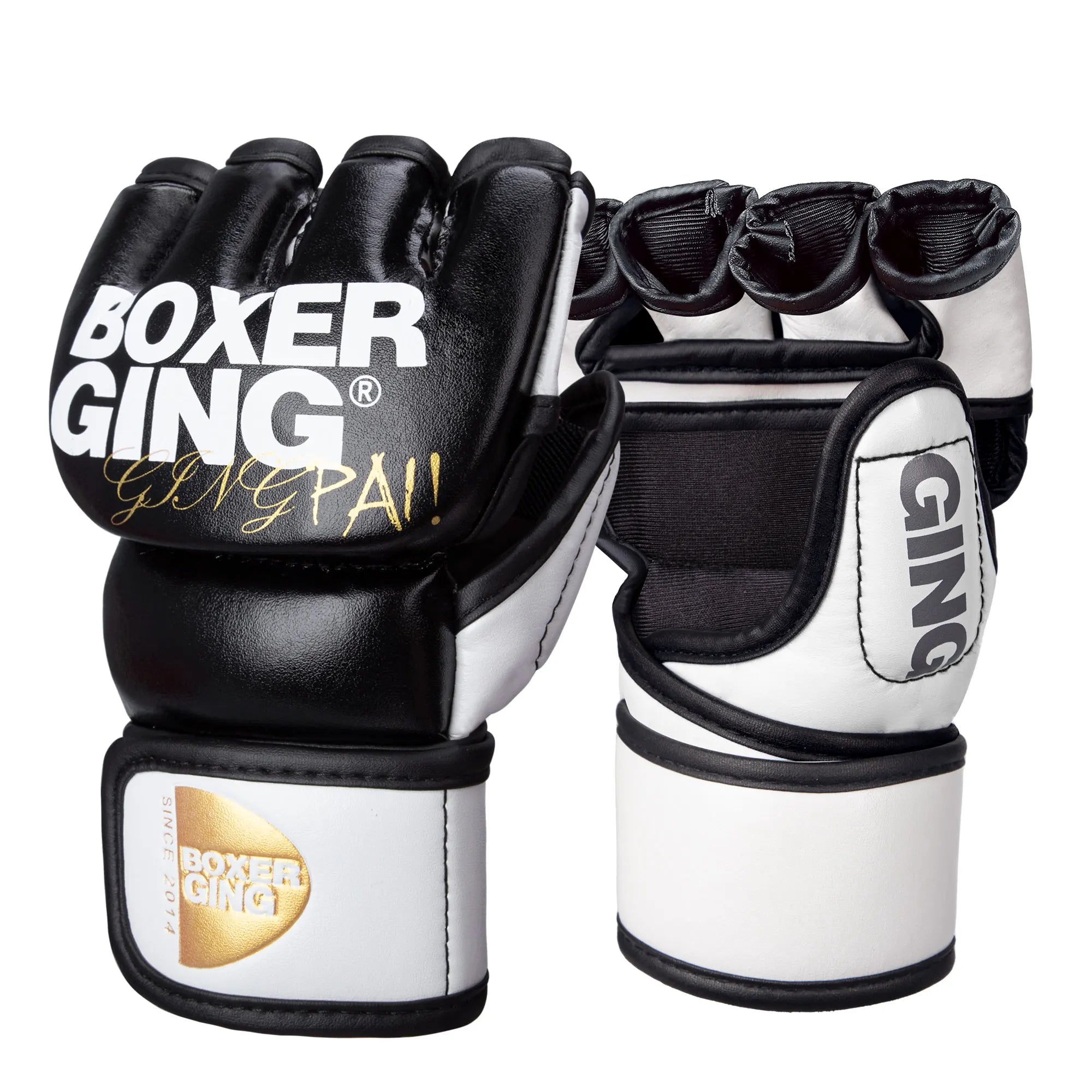 PU Thickened MMA Gloves – Half-Finger Boxing Gloves for Karate, & Martial Arts