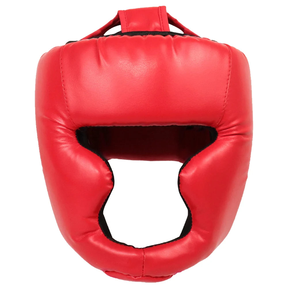 Boxing Headgear Protective PU Helmet for Adult Kids Muay Thai Martial Taekwondo W/mask for Wrestling Boxing Protective Equipment