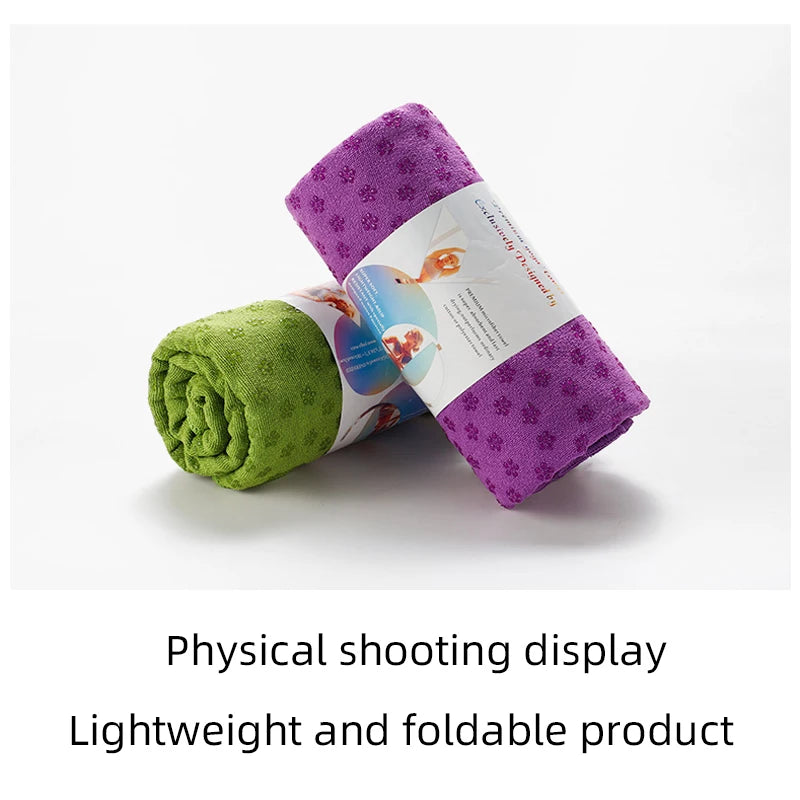 Grip Point Yoga Towel Prevents Slipping for Hot Yoga Practice