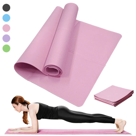 Portable Fitness Mat – Non-Slip Surface for Yoga and Home Exercise