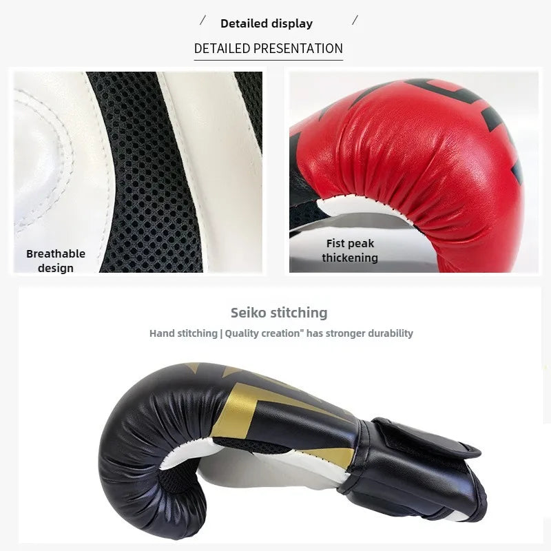 Venum Black & Gold Combat Gloves – Ideal for Sparring and boxing