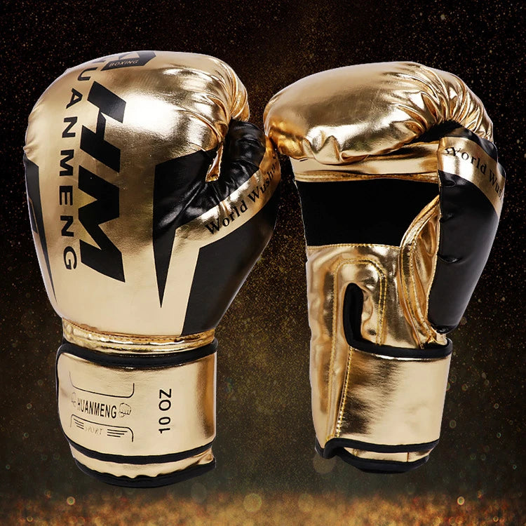 Boxing Gloves Sparring Gloves for Men PU Leather Sandbag Bag Muay Thai Fighting Combat Adult Muay Thai Competition Glove