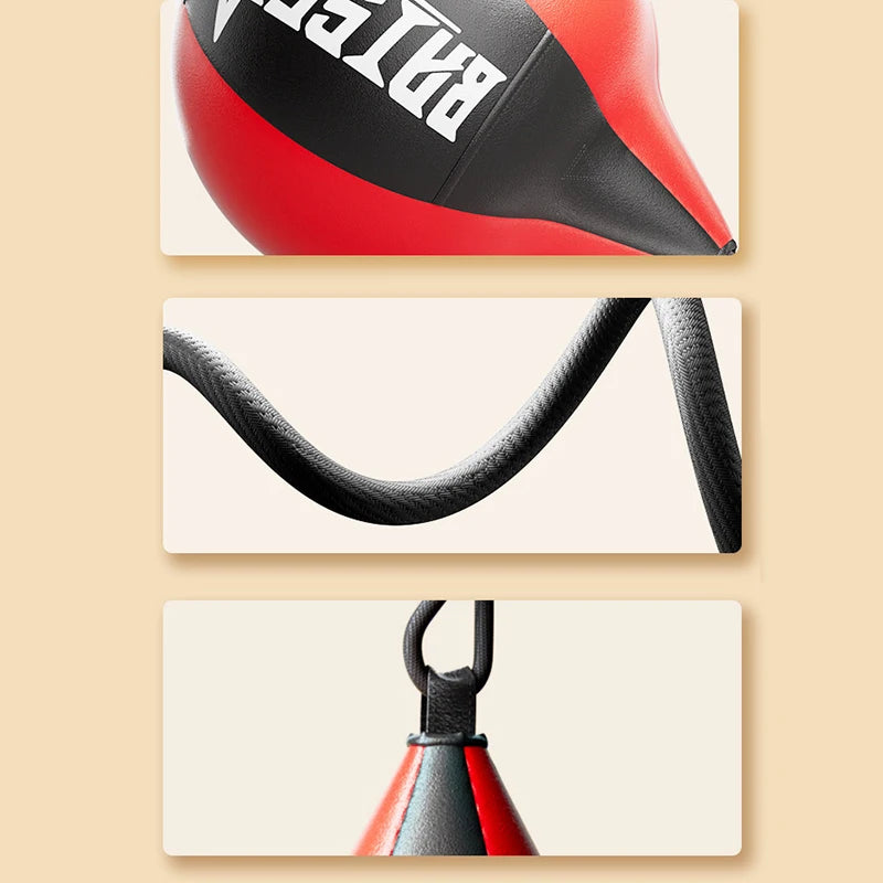 Training Reaction Speed Balls PU Leather Double End Punching Bag Muay Thai Punch Boxing Ball Gym Fitness Sports Equipment