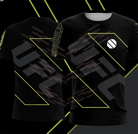Boxing Sportswear T-Shirt UFC Style with 3D Printed Design