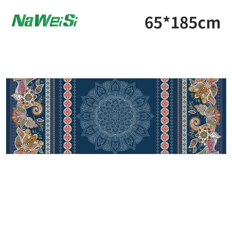 Double-Side Velvet Yoga Mat Towel Non-Slip, Quick-Dry & Portable