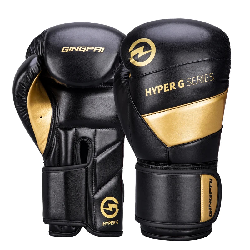 GINGPAI HYPHER G SERIES Boxing Gloves – PU Leather, Protective & Breathable