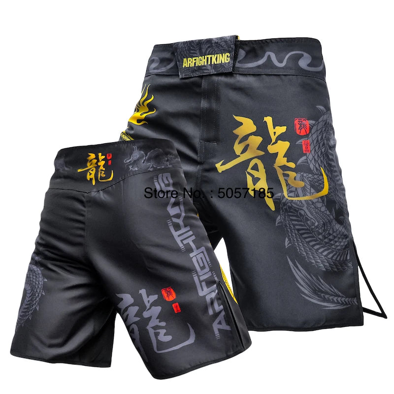 MMA Shorts Jiu Jitsu Muay Thai Pants Men's Fight Shorts Martial Arts BJJ Grappling Kickboxing Fighting Boxing Training Trunks