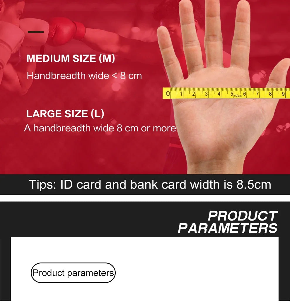 Gingpai Half-Mitts Gloves- Half-Finger Padded Gloves for kickboxing & Sparring