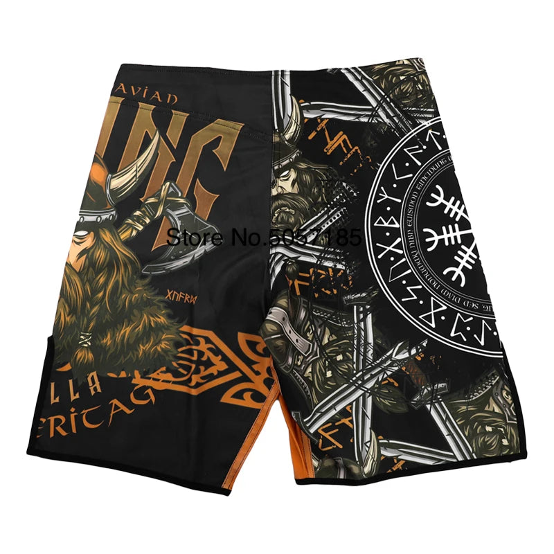 MMA Shorts Jiu Jitsu Muay Thai Pants Men's Fight Shorts Martial Arts BJJ Grappling Kickboxing Fighting Boxing Training Trunks