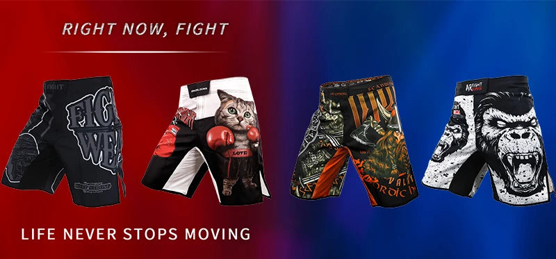 Tiger MMA Shorts BJJ Crossfit Wrestling Grappling Shorts Jiujitsu Martial Arts Combat Clothing Men Women Kickboxing Boxing Pants