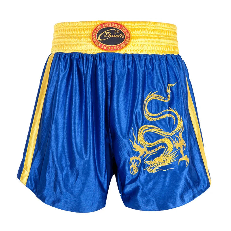 Muay Thai Shorts 2025 New Thai Boxing Shorts Women Men Child Patchwork Kickboxing Training Pants Gym MMA Martial Arts Fight Gear