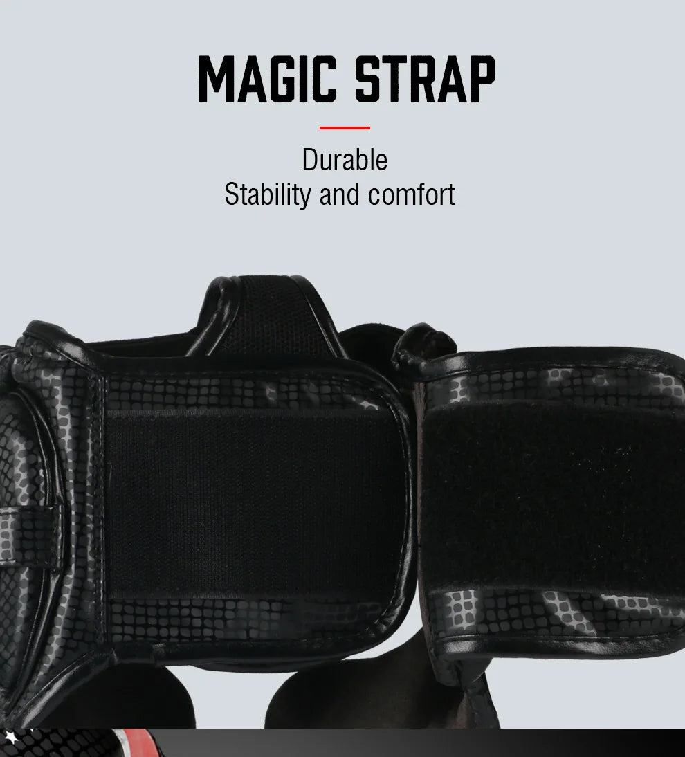 Gingpai Boxing Full-Face Safety Helmet for Muay Thai & MMA Training