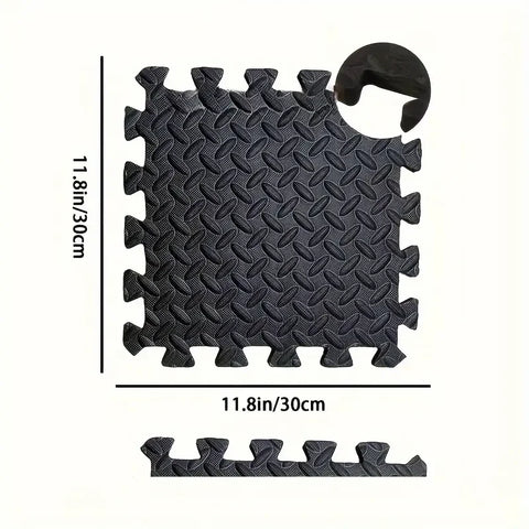 Non-Slip Foam Yoga Mat Tiles for Indoor Fitness Protection