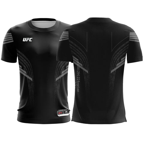 UFC MMA Training T-Shirt –Breathable Sportswear for Running, Boxing & Fitness