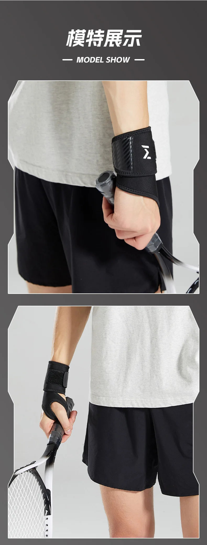 Wristband Elastic Bandage Support for Crossfit Powerlifting